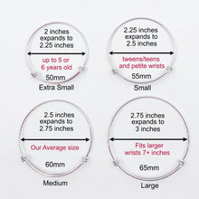 Load image into Gallery viewer, And At Last I See The Light - Girl with Long Hair - Rapunzel Bangle Bracelet