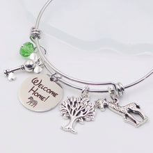 Load image into Gallery viewer, Animal Lodge Vacation Club - Welcome Home Bangle Bracelet