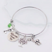 Load image into Gallery viewer, Animal Lodge Vacation Club - Welcome Home Bangle Bracelet