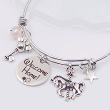 Load image into Gallery viewer, Boardwalk Vacation Club - Welcome Home Bangle Bracelet