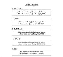 Load image into Gallery viewer, Daughter In Law - Handcrafted by God... Inspirational Cuff