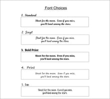 Load image into Gallery viewer, Shoot for the moon. Even if you miss, you'll land among the stars. Inspirational Cuff