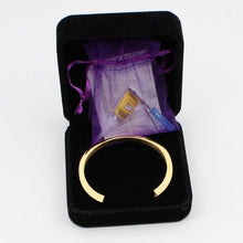 Load image into Gallery viewer, Custom Gold Engraved Cremation Urn Bracelet