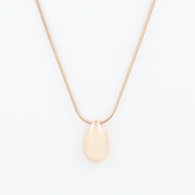 Load image into Gallery viewer, Rose Gold Teardrop Necklace Urn Pendant Cremation Necklace