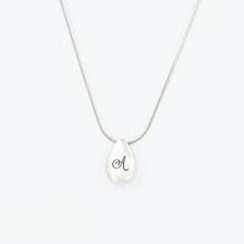 Load image into Gallery viewer, Silver Teardrop Necklace Urn Pendant Necklace