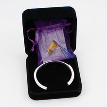 Load image into Gallery viewer, Silver Rose Gold Black Engraved Cremation Cuff Jewelry