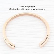 Load image into Gallery viewer, Rose Gold Cremation Urn Bracelet