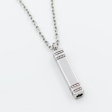 Load image into Gallery viewer, Personalized Silver Rectangle Stainless Steel Ashes locket