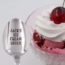 Load image into Gallery viewer, Custom Name Ice Cream Spoon for Him