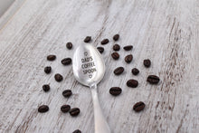 Load image into Gallery viewer, DAD'S COFFEE SPOON ~ Stocking Stuffer, Gift for dad, stamped Coffee Spoon gift idea for him under 15, Christmas for him, coffee for dad