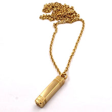 Load image into Gallery viewer, Personalized Gold Rectangle Ashes locket