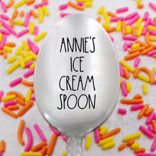 Load image into Gallery viewer, Custom Name Ice Cream Spoon
