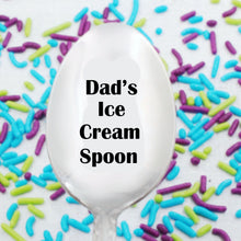 Load image into Gallery viewer, Custom Name Ice Cream Spoon - Bold Print