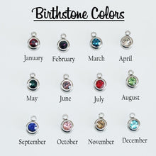 Load image into Gallery viewer, Birth Month Flower - Silver tone Bangle Bracelt