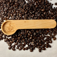Load image into Gallery viewer, Coffee Scoop Bag Clip with Image