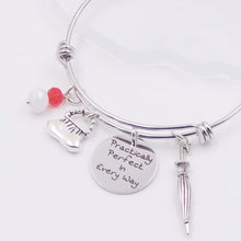 Load image into Gallery viewer, Practically Perfect In Every Way - Nanny - Mary Poppins Bangle Bracelet