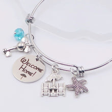 Load image into Gallery viewer, Beach Vacation Club - Welcome Home Bangle Bracelet
