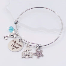 Load image into Gallery viewer, Beach Vacation Club - Welcome Home Bangle Bracelet
