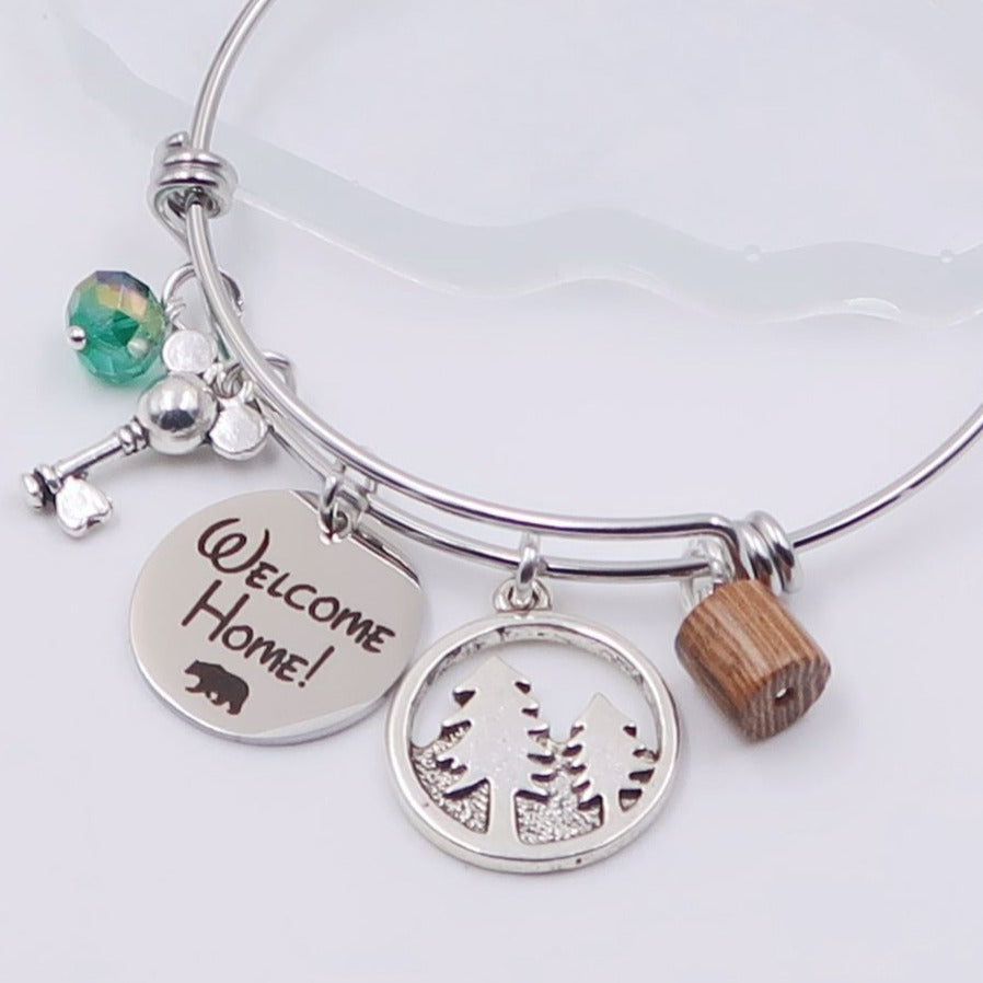 Wilderness Vacation Club - Welcome Home Bangle Bracelet