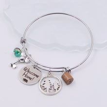 Load image into Gallery viewer, Wilderness Vacation Club - Welcome Home Bangle Bracelet
