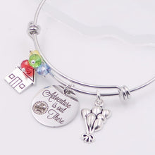 Load image into Gallery viewer, Adventure is out There - Balloon House - Up Bangle Bracelet

