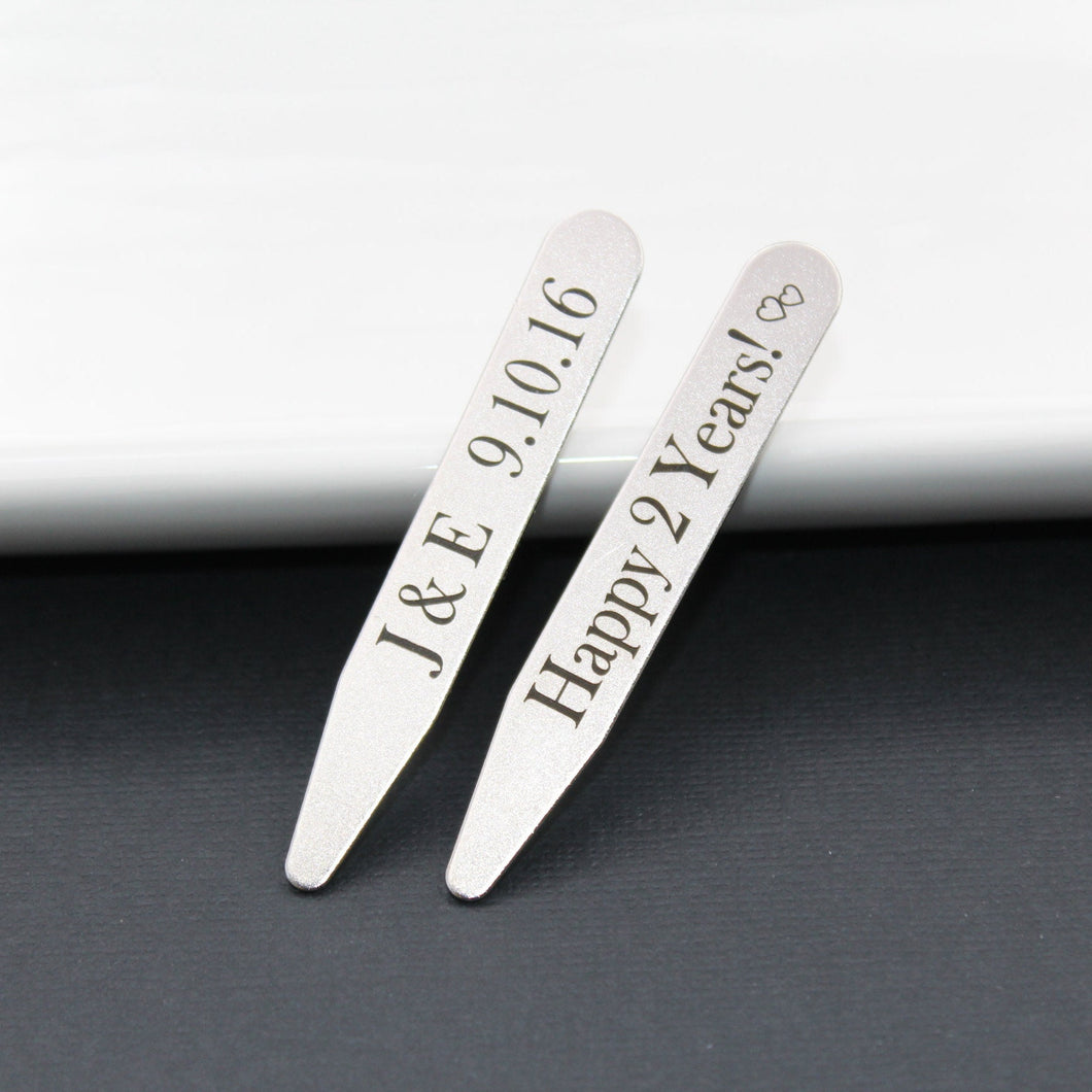 2 year Anniversary Collar Stays